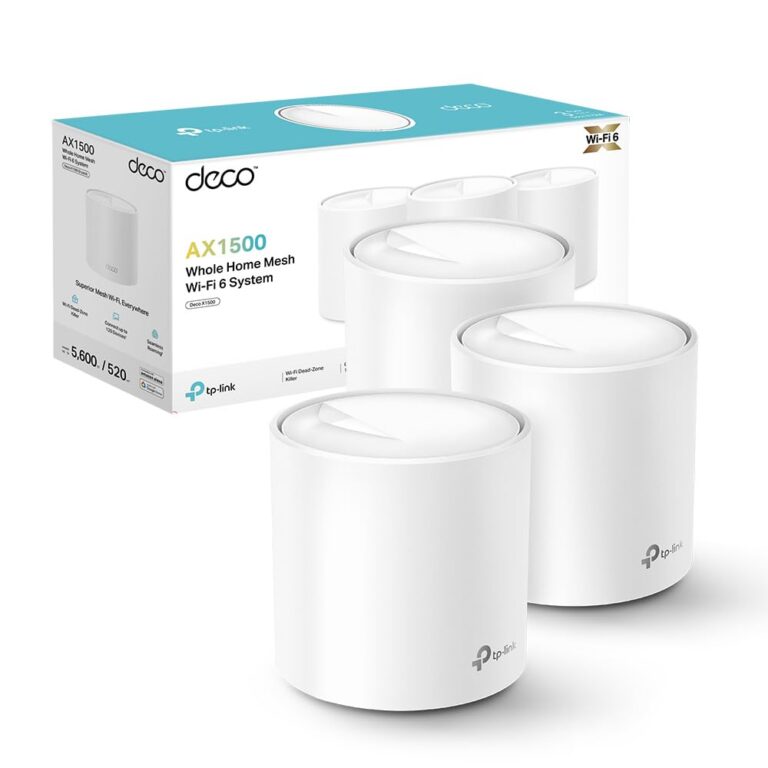 TP-Link Deco X1500 (3 pezzi) Sistema Mesh WiFi 6 AX1500