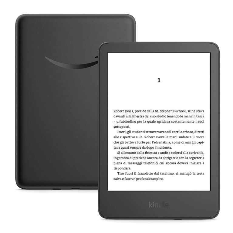 Amazon Kindle (Ultimo modello) - Il più leggero e compatto, con schermo antiriflesso, cambio pagina più rapido, illuminazi...