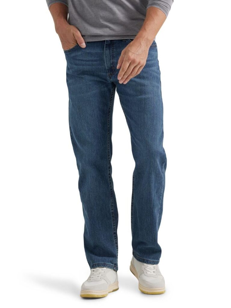 Wrangler Authentics Comfort Flex Waist Relaxed Fit Jeans Uomo