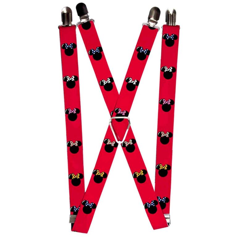 Buckle-Down Bretelle da donna con stampa fantasia