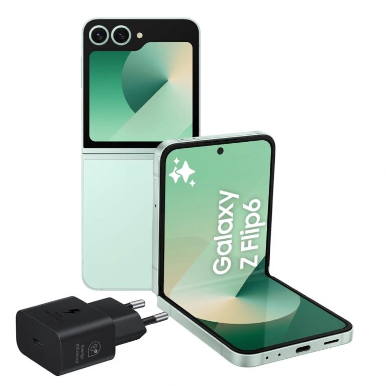 Samsung Galaxy Z Flip6 Smartphone AI pieghevole, Caricatore Incluso, RAM 12GB, 512GB, Dual SIM, Display 3,4" Super AMOLED/...