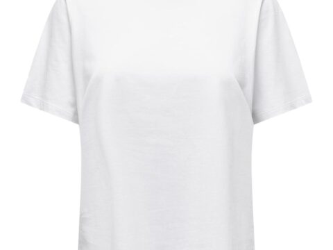 ONLY T-Shirt Donna Basic Nera Vestibilità Ampia