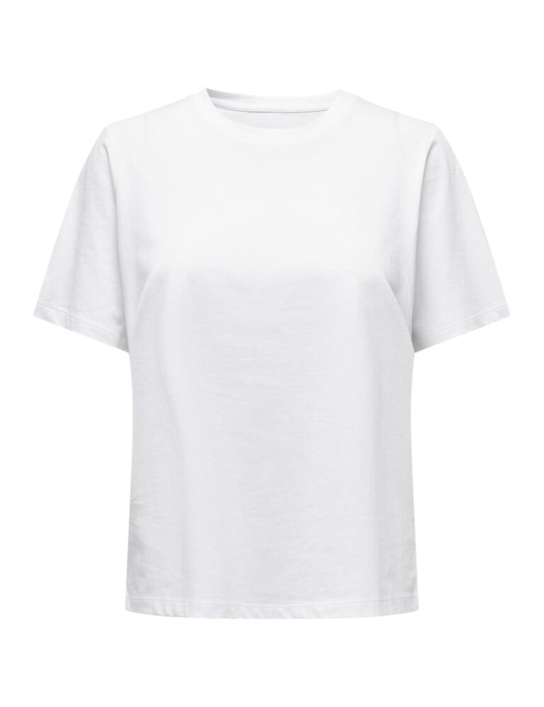 ONLY T-Shirt Donna Basic Nera Vestibilità Ampia
