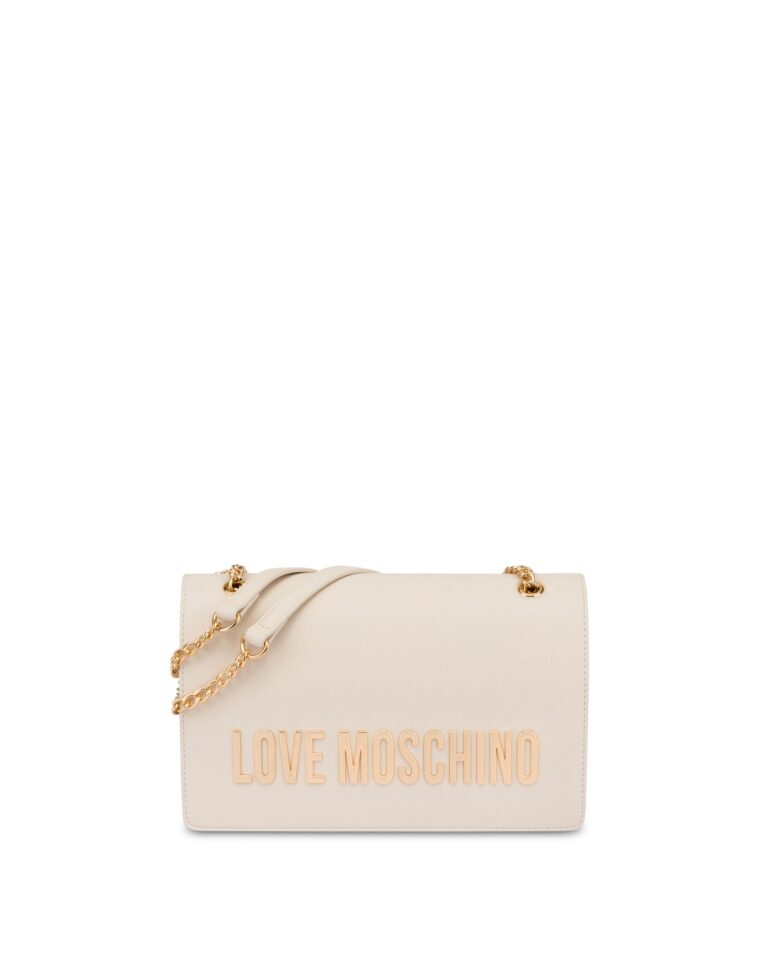 Love Moschino borsa in PU GRS avorio