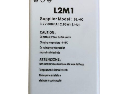 Batteria ricaricabile Li-ion BL-4C 3.7V 800mAh per Brondi