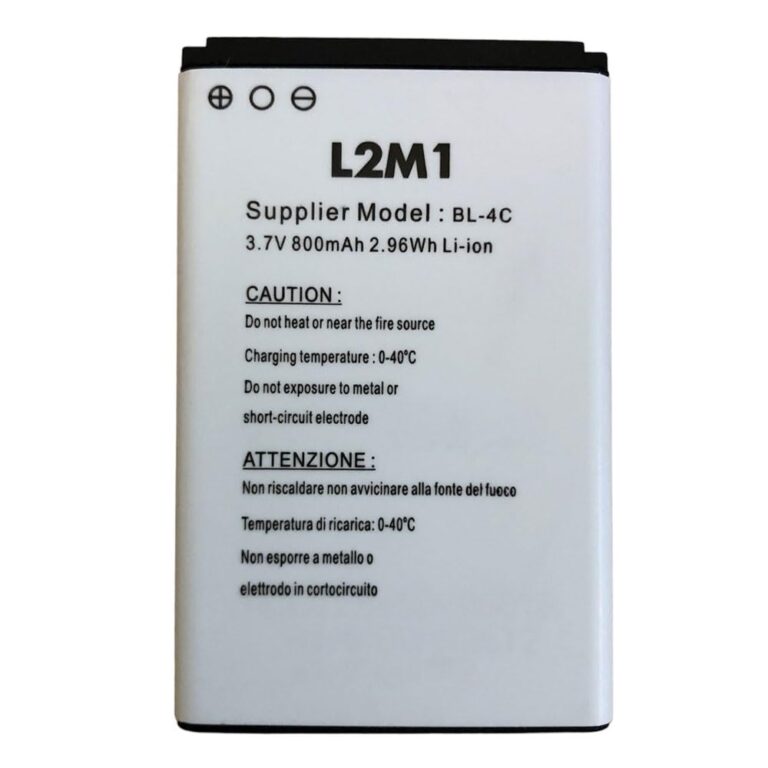 Batteria ricaricabile Li-ion BL-4C 3.7V 800mAh per Brondi