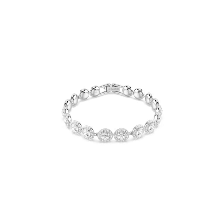Swarovski Bracciale Angelic Round Piccolo Bianco Placcato Oro