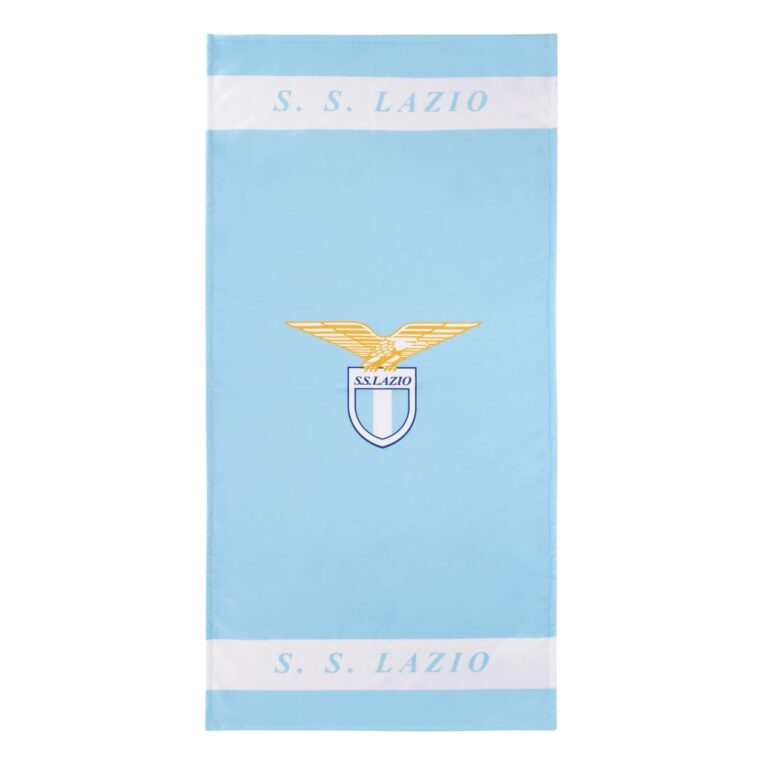 SS Lazio Telo Mare/Piscina 70x140 cm in Microfibra Prodotto Ufficiale SS Lazio