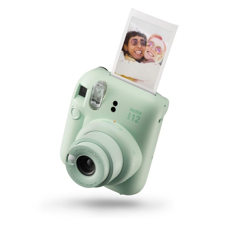 Fujifilm Instax Mini 12 Verde Menta con Modalità Close-Up e Selfie