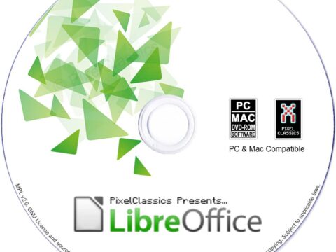 LibreOffice 2026 su CD/DVD – Licenza a vita con 1500 Font inclusi