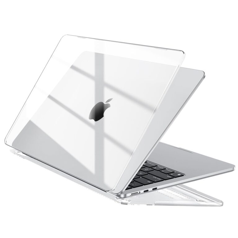 EooCoo Compatibile con Custodia MacBook Air M4 13,6" M5 M3 M2 2026 2025 2024 2022 Cover Mac Book Air 13 Case per A3449 A32...