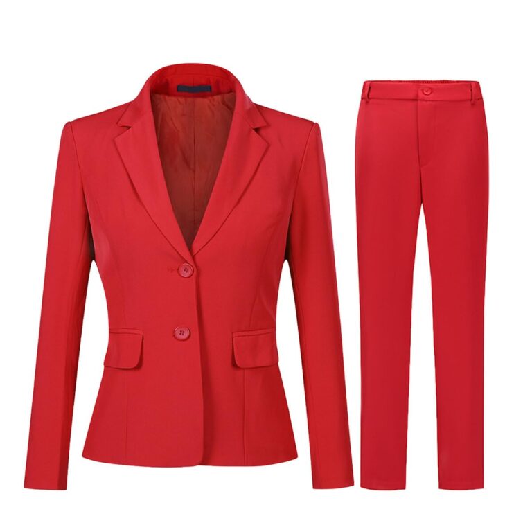 YYNUDA Tailleur Donna Slim Fit, Blazer e Pantaloni Eleganti