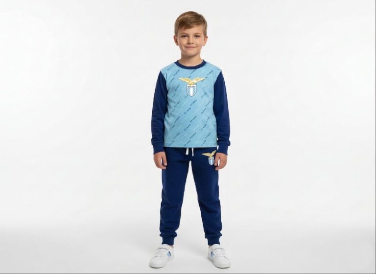 Completo maglietta e pantaloni da camera SS Lazio