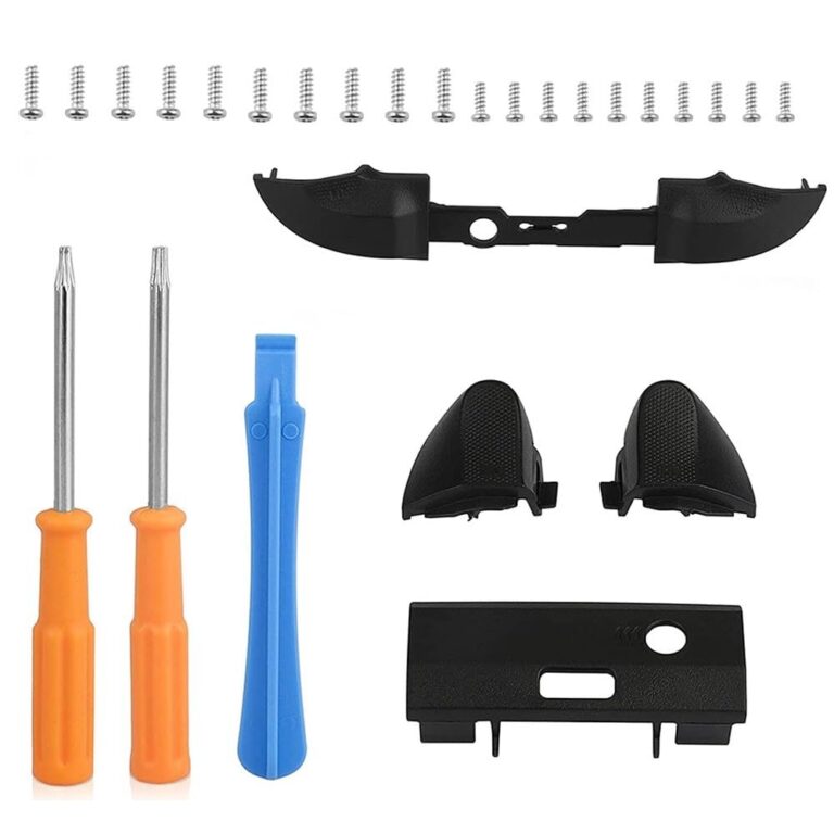 Set Pulsanti di Ricambio LB RB LT RT per Xbox Series X con Strumenti di Riparazione