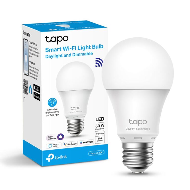 TP-Link Tapo L520E Lampadina Wi-Fi E27 dimmerabile, luce diurna smart