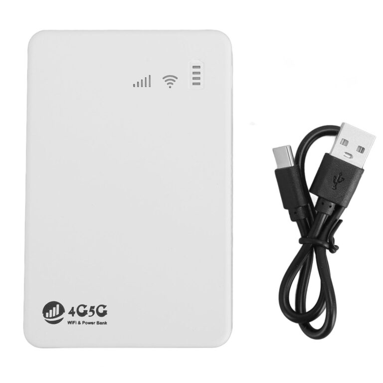Hotspot WiFi Mobile 4G LTE Sbloccato - Router con Slot SIM 10000 mAh