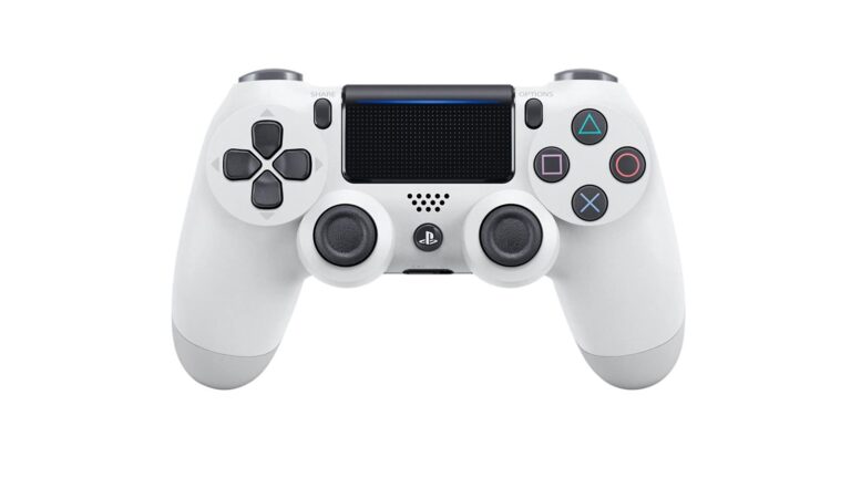 Sony DualShock 4 Controller PS4 Glacier White (Renewed)