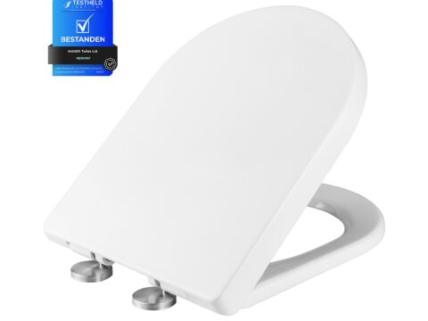 Ibergrif Copriwater Universale Soft-Close con Sgancio Rapido