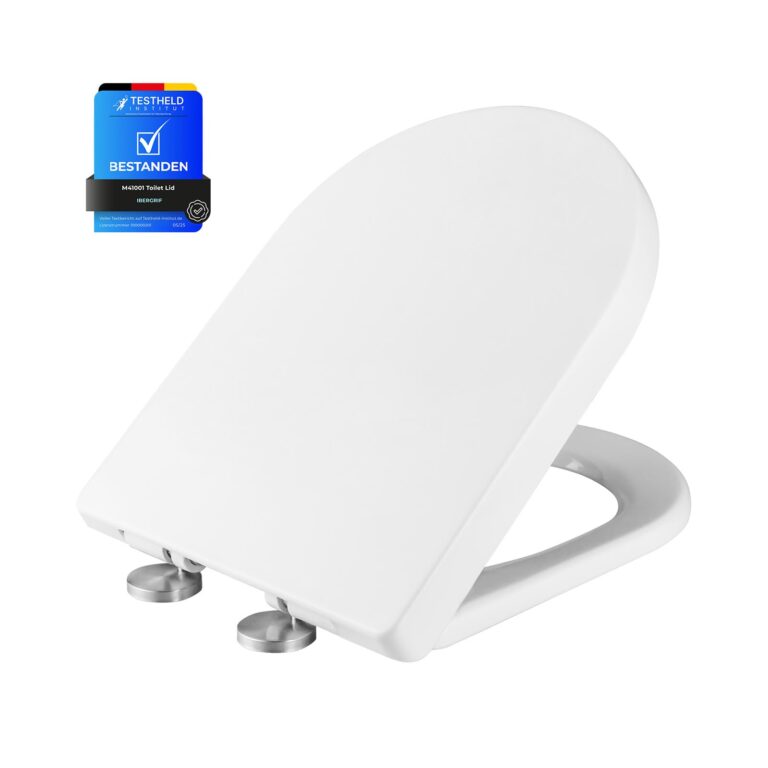 Ibergrif Copriwater Universale Soft-Close con Sgancio Rapido