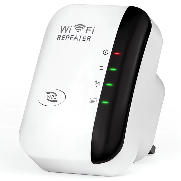 Ripetitore WiFi Potente per Casa Amplificatore WiFis Più Recente WLAN Ripetitores WiFi Extender 300Mbit/s 2.4GHz, Porta LA...