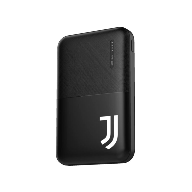 Juventus Power Bank 5000mAh, Sottile & Compatto Caricabatterie Portatile Carica Rapida Batteria E...