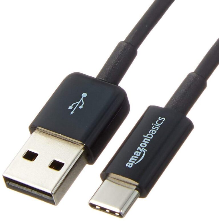 Amazon Basics Cavo USB-C a USB-A 2.0, certificato USB-IF