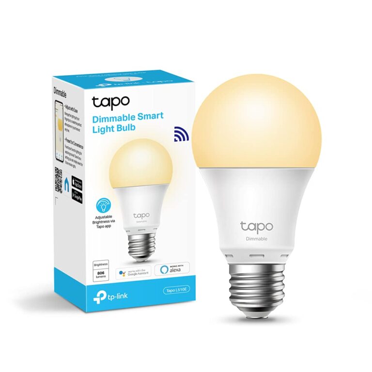 TP-Link Tapo L510E lampadina Wi-Fi E27 dimmerabile luce calda