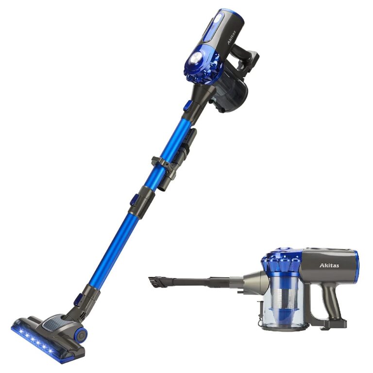Akitas V8 Aspirapolvere Senza Fili 3 in 1, Leggero 22.2V 150W con Batteria al Litio Ricaricabile, Scopa Elettrica Senza Sa...