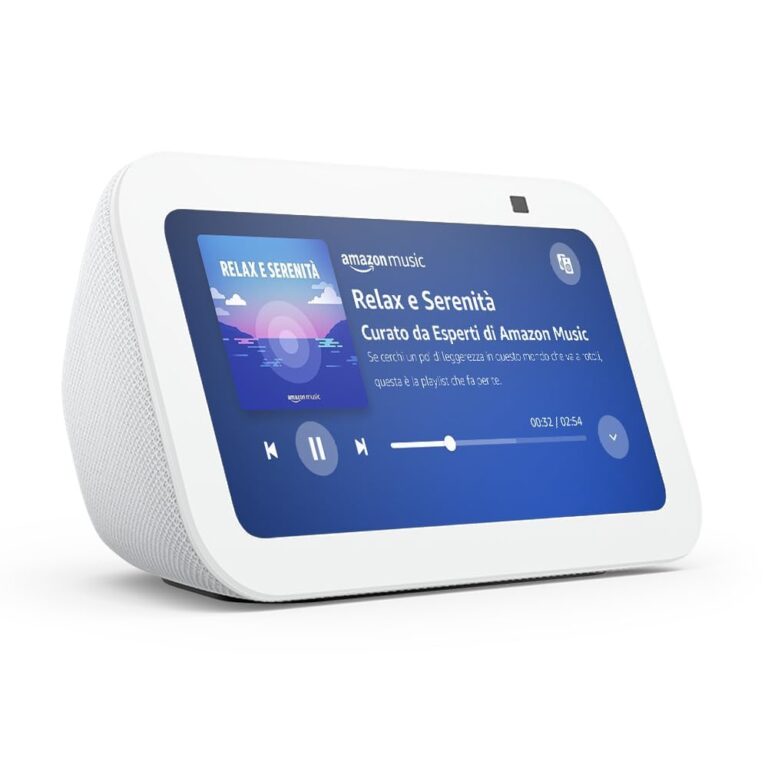 Ricondizionato Certificato|Echo Show 5 (Ultimo modello) | Schermo touch intelligente e compatto, con Alexa: controllo dell...