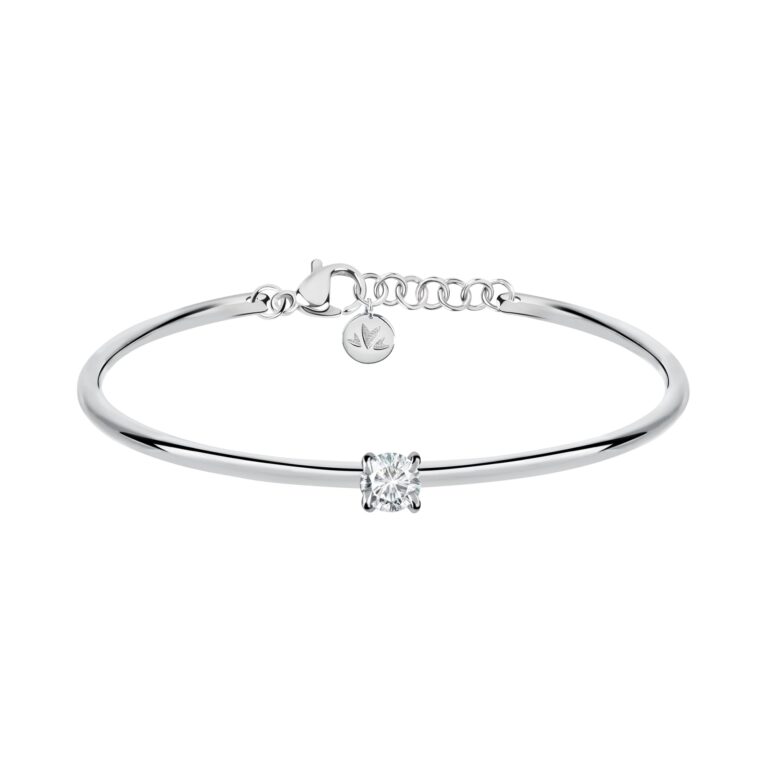 Morellato – Bracciale donna Collezione Cerchi in acciaio con pietra SAKM63