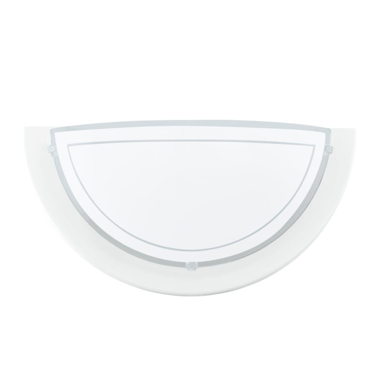 Eglo Lampada da parete Planet 1, applique a uno punto luce, lampada da parete per interni in acciaio e vetro, lampada da s...