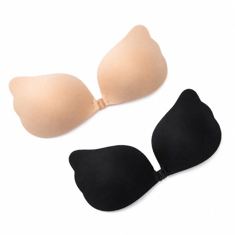 QM Reggiseno Adesivo Push Up Invisibile con Chiusura Frontale