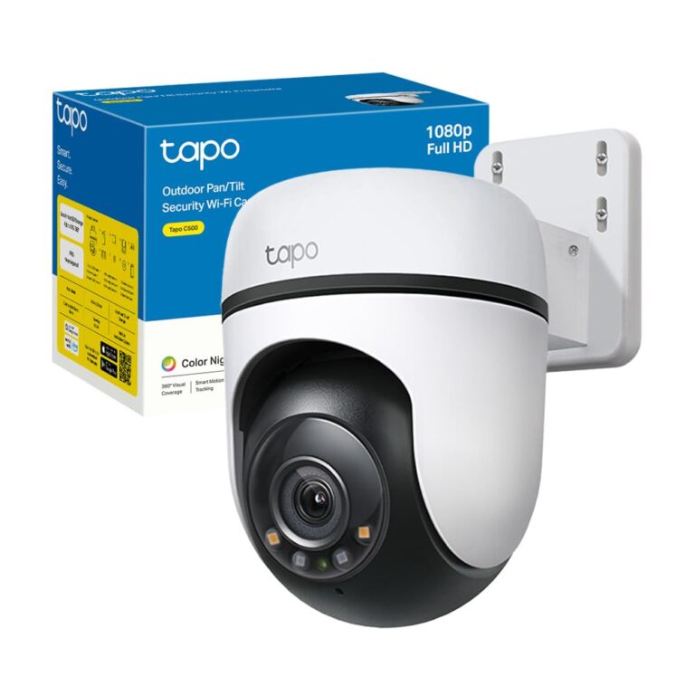 Tapo C500 Telecamera Wi-Fi Esterno FHD 360° con Visione Notturna a Colori