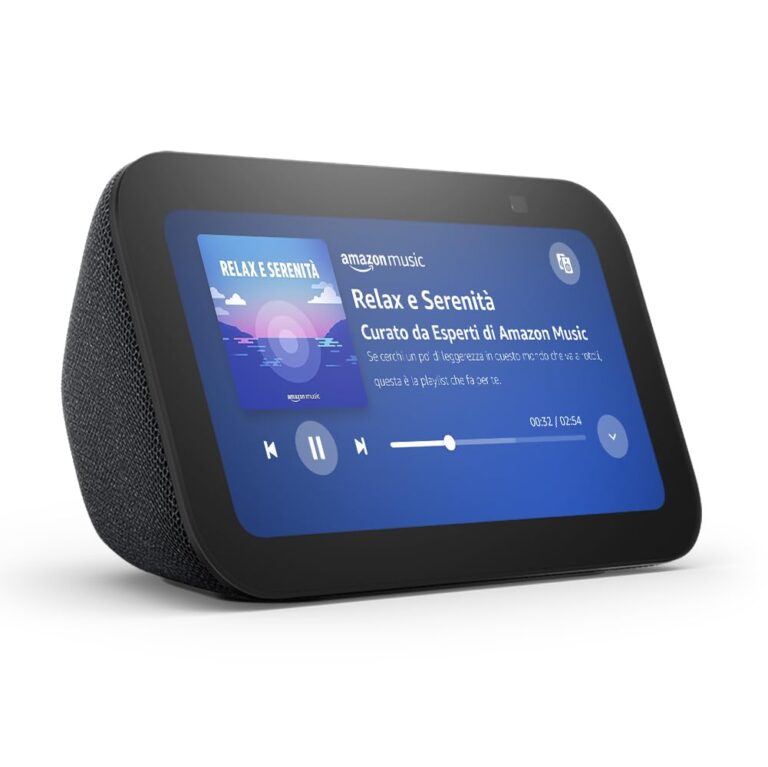 Amazon Echo Show 5 (3ª gen.) con schermo touch da 5,5 pollici