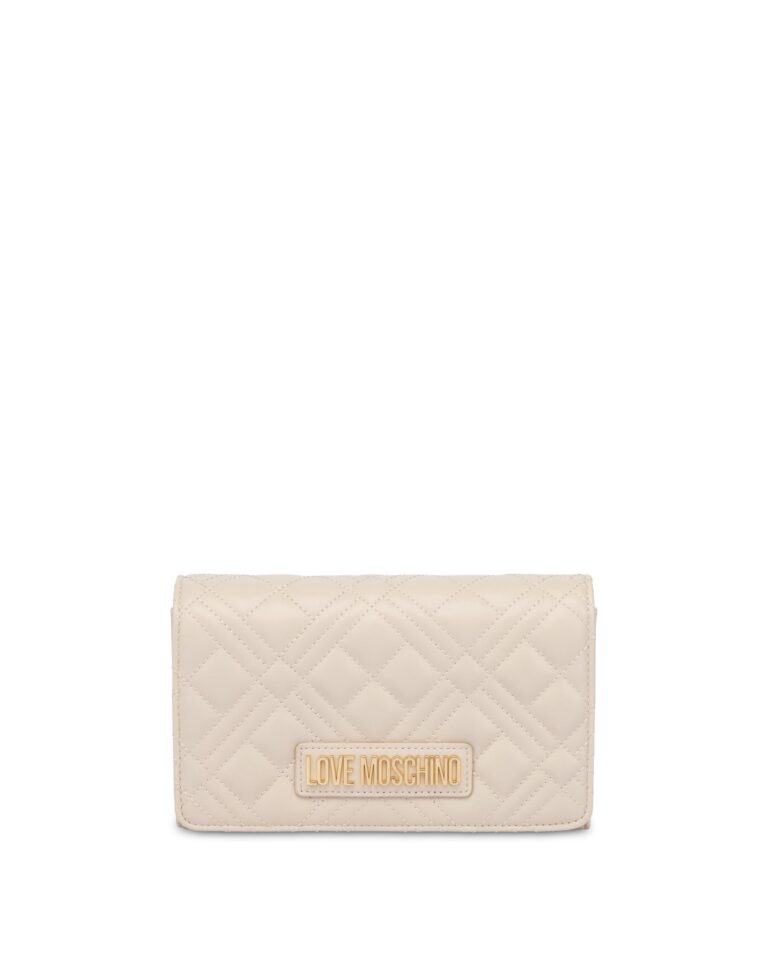 Love Moschino borsa quilted in PU avorio