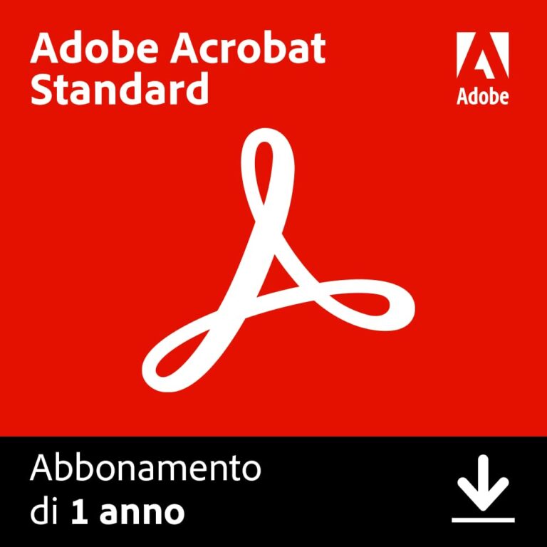 Adobe Acrobat Standard – Abbonamento 1 Anno per PC e Mac