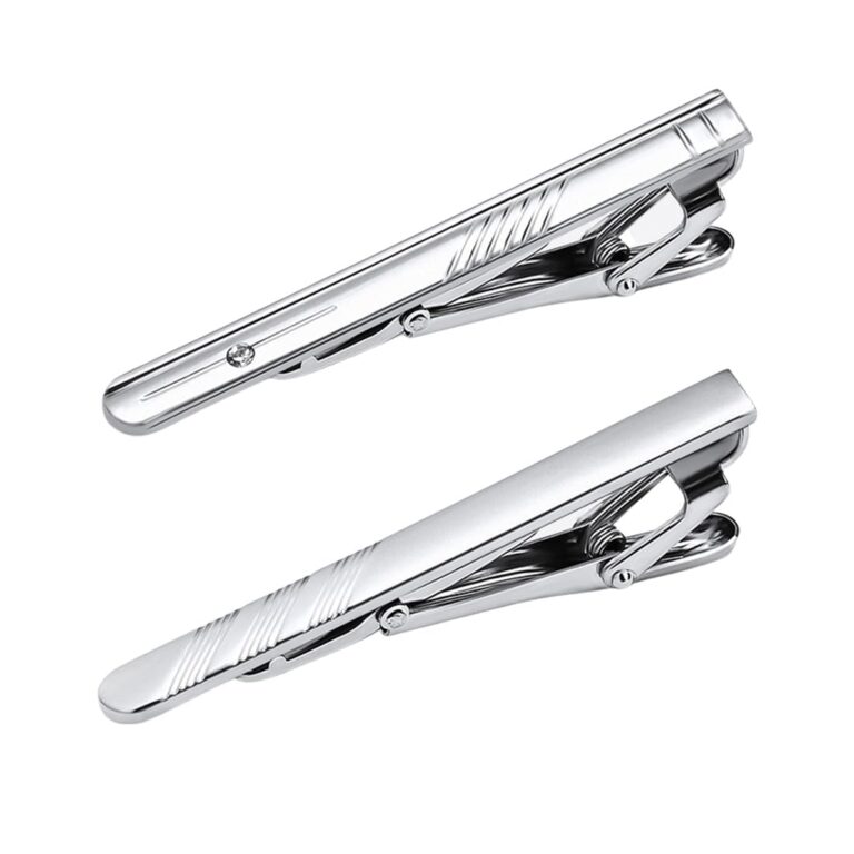 JEYORZY Fermacravatta Uomo Argento per Occasioni Speciali