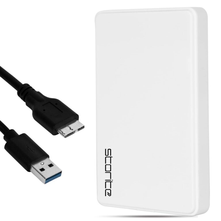 Storite Disco Rigido Esterno 1TB USB 3.0, 2,5 Pollici, Plastica ABS, Compatibile con Mac, Windows, Linux, PS4, PS3, Smart ...
