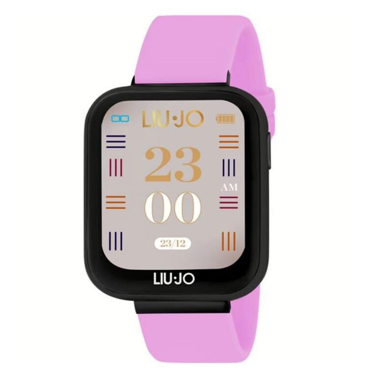 Liu Jo Voice Smartwatch Donna Nero con Cinturino Rosa