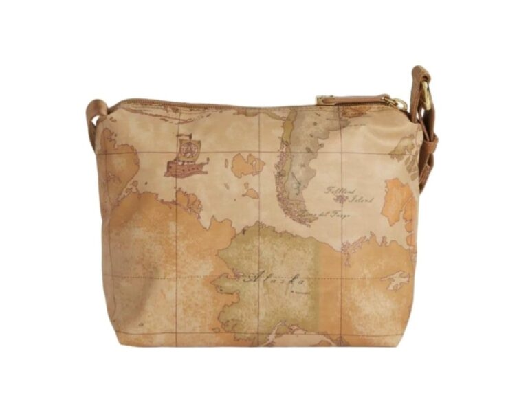 ALVIERO MARTINI 1a CLASSE Borsa a tracolla leggera, comoda, pratica e capiente realizzata con dettagli stampa geo su tutti...