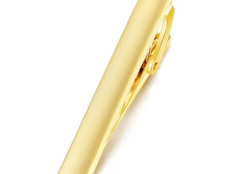HONEY BEAR Fermacravatta Slim 1,57″ per Cravatte Skinny