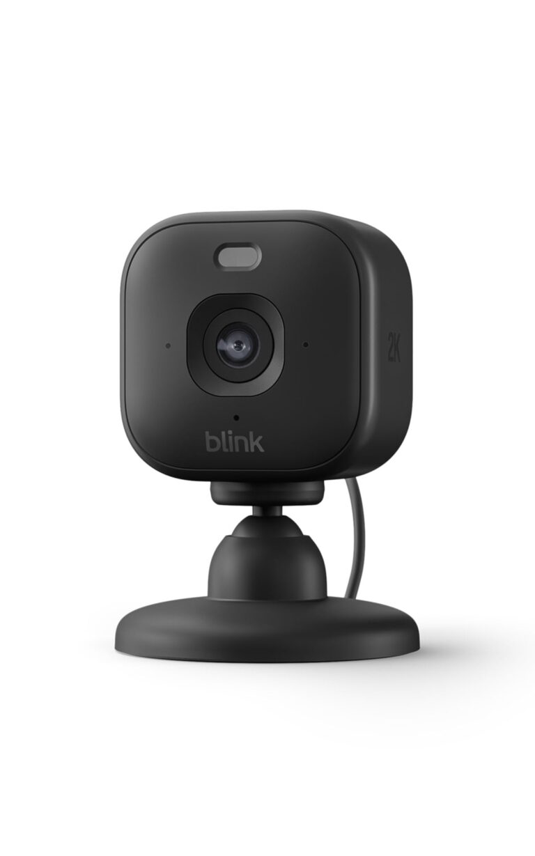 Videocamera Mini 2K+ Blink (ultimo modello) | Videocamera di sicurezza domestica con alimentatore plug-in, risoluzione vid...