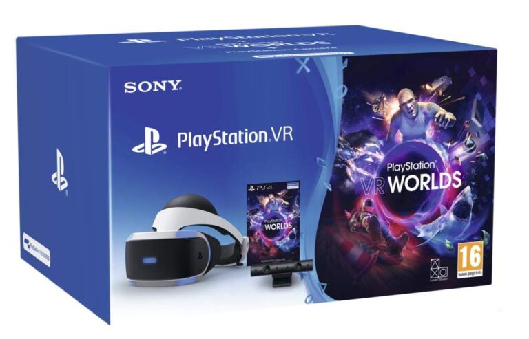Sony PlayStation VR - bundle visore + Camera + VR Worlds