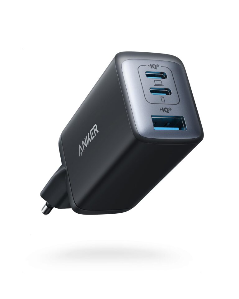 Anker 735 Nano II 65W Caricatore USB-C 3 Porte Compatto