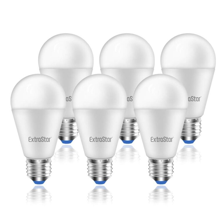 EXTRASTAR Lampadina LED E27 15W Luce Bianca Fredda 6500K – Pacco da 6