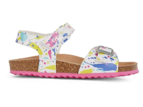 Geox J Adriel Girl Sandalo bambina estivo in pelle