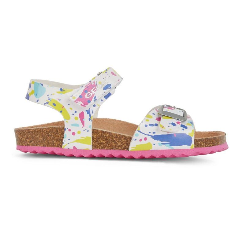 Geox J Adriel Girl Sandalo bambina estivo in pelle