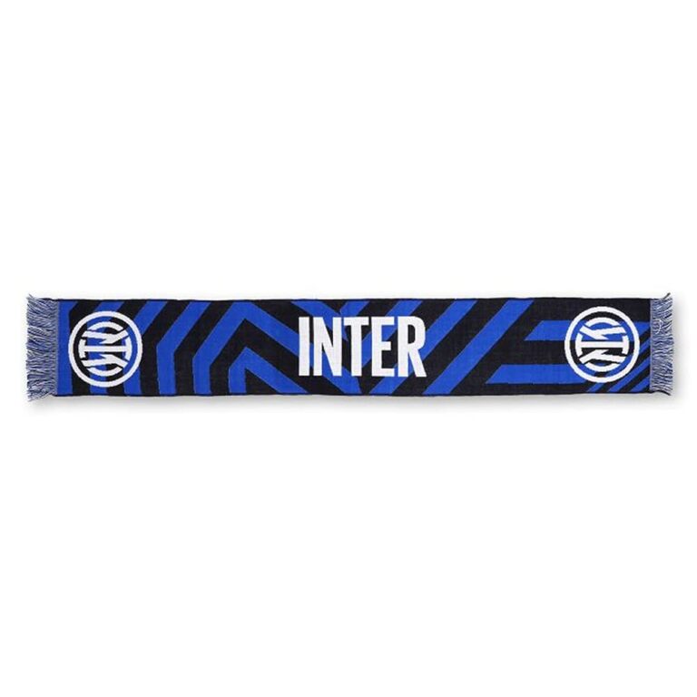 Inter Sciarpa Nuovo Logo Jaquard, Diverse Colorazioni Sciarpa Stadio Unisex - Adulto