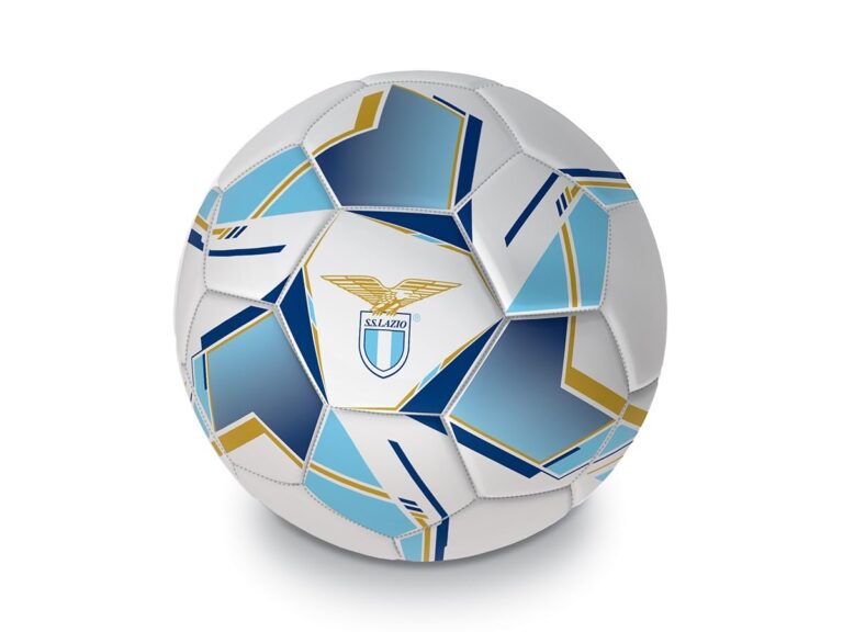 Mondo Toys - Pallone da Calcio Cucito S.S. LAZIO PRO - Prodotto Ufficiale - misura 5-400 g - colore Bianco Celeste - 23058