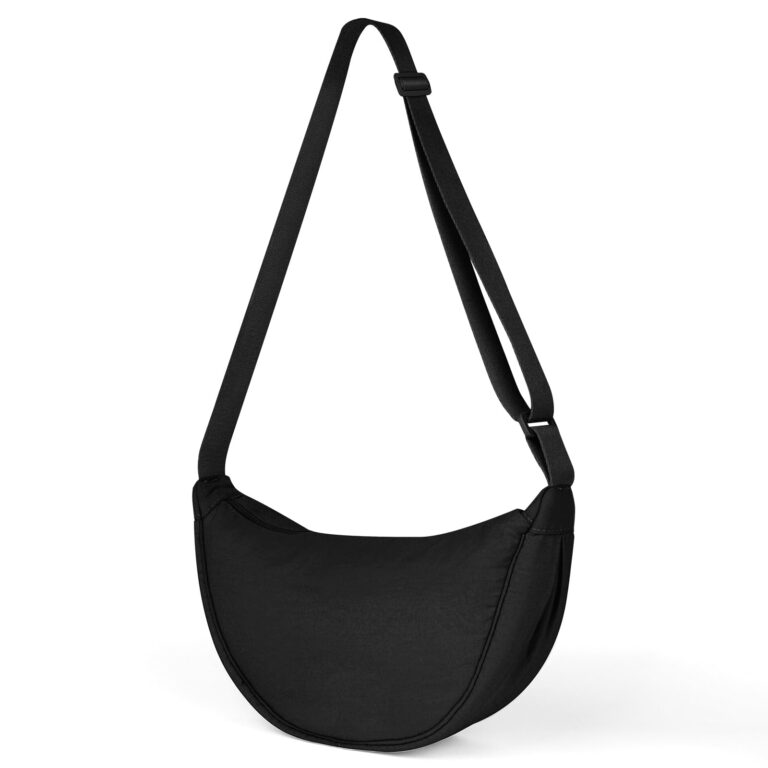Aucuu Borsa a Tracolla Nylon Mezzaluna da Donna